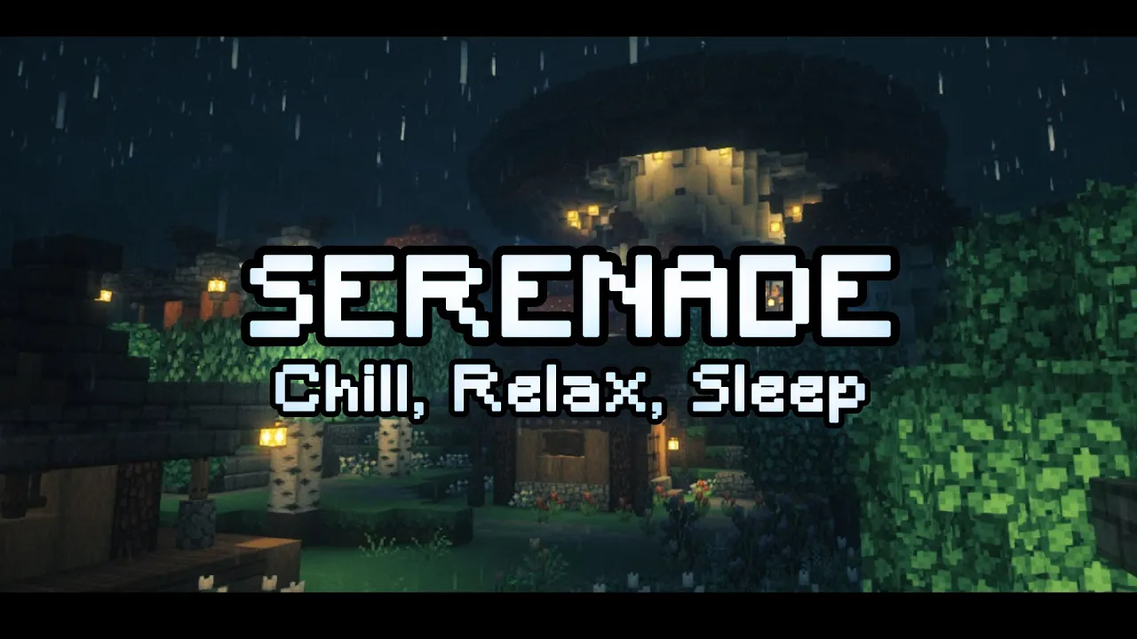 Serenade | Calming music with Minecraft Rain Ambience