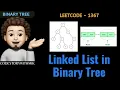 Linked List in Binary Tree Easy Dry Run Leetcode 1367 codestorywithMIK
