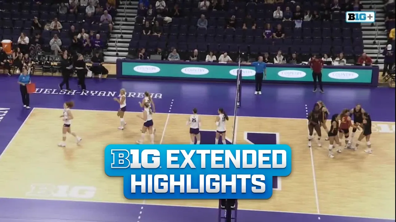 USC at Northwestern | Extended Highlights | Big Ten Volleyball | 09/24/2026