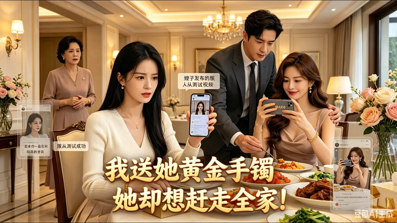 未来嫂子刚进门就拿我和妈妈做“服从测试”,还想赶我们出门给宠物让位!没想到她的真面目被我提前揭穿