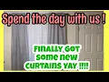 FINALLY GOT SOME CURTAINS SMALL QUICK WALMART HAUL SPEND THE DAY WITH US MOM OF 4