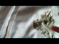 To remove slime stains from your cloths or bed sheet