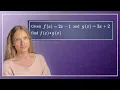 Multiplying Polynomials Function Notation
