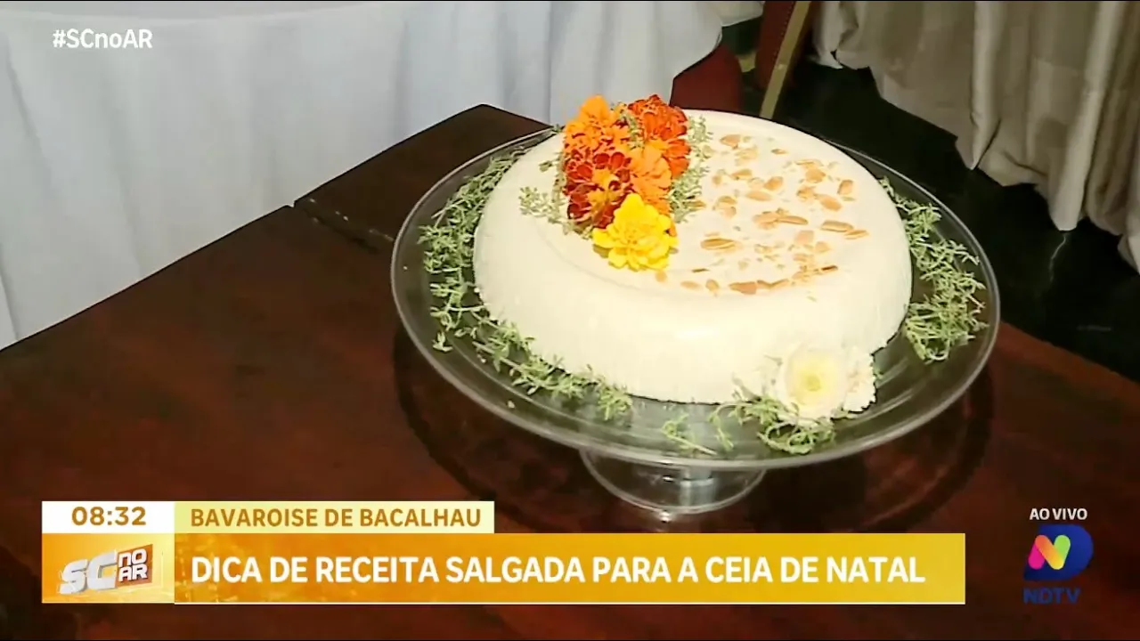 Prepare uma ceia sofisticada com uma receita exclusiva de Bavaroise de Bacalhau