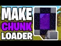 How To Make a Chunk Loader In Minecraft Bedrock Edition - Tutorial
