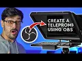 Turn ANY MONITOR into a Teleprompter with OBS