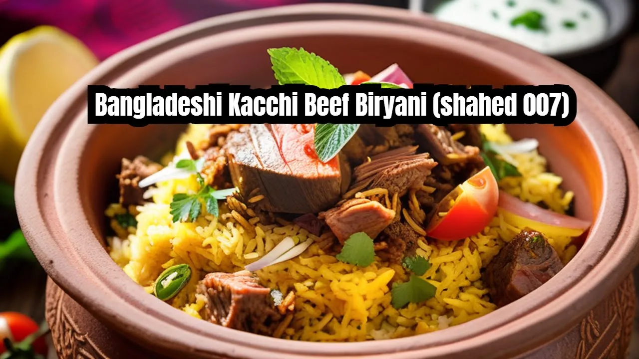 Bangladeshi Kacchi Beef Biryani (shahed 007)