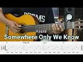 Download Lagu Somewhere Only We Know – Keane - Fingerstyle Guitar Tutorial + TAB \u0026 Lyrics