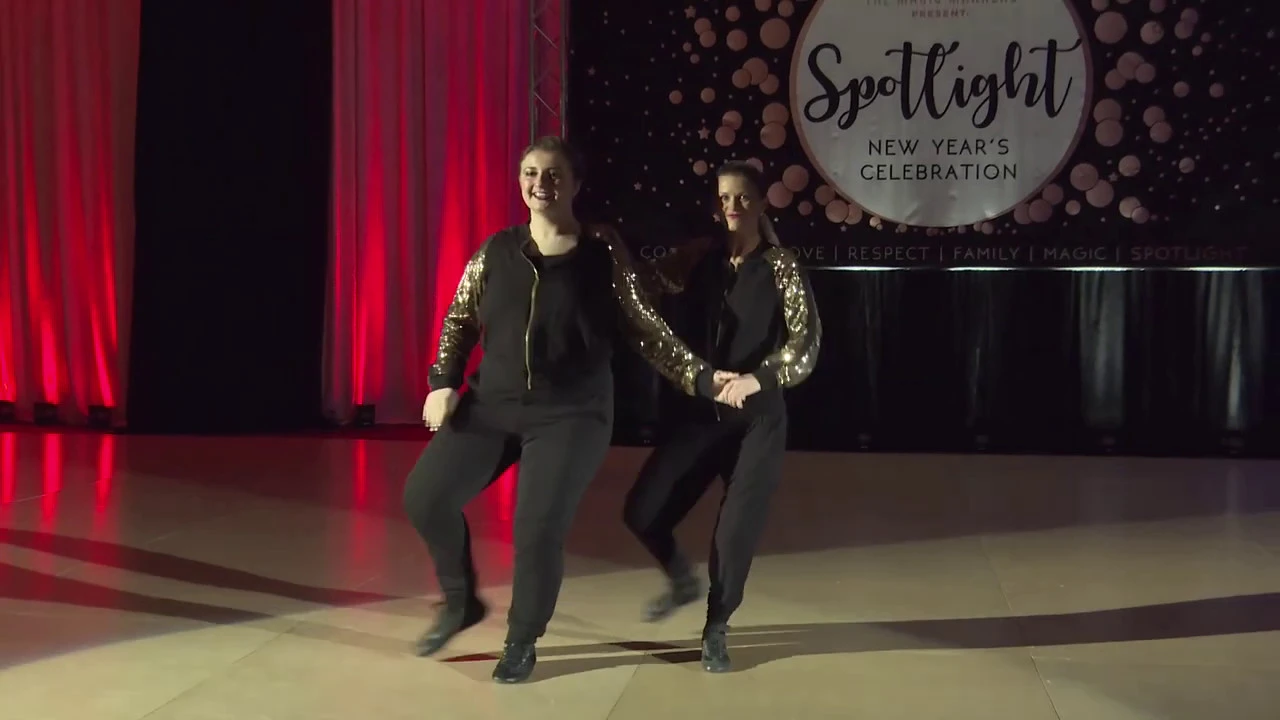 Spotlight New Years 2018 2019 Novice Pro Am Routine Alexa Summers & Kayla Sloan