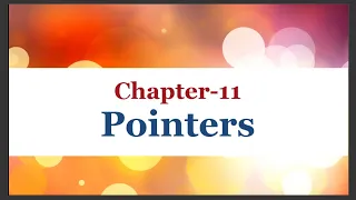 II PUC Chapter-13 Pointers