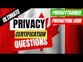 Test Practice Essential Questions for Canadian Privacy Certification
