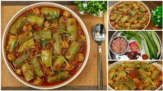 မိုးအေးအေးနဲ့ထမင်းမြိန်စေမယ့်အပြင် ကုန်ကျစရိတ်လည်းသက်သာတဲ့✨️ ဗုံလုံသီးအစာသွပ်ဟင်း )🍲
