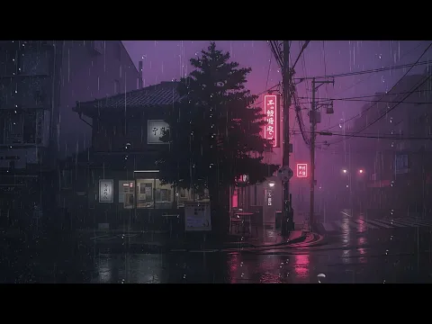 Tokyo Rain Night - Chill Lofi Beats for Study & Relax | Lo Fi Playlist