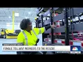 Women working on the Illinois Tollway break barriers in a traditionally male role