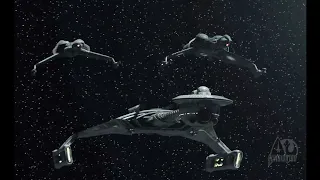 SUPER FAN-VERSE Klingon Patrol Flyby