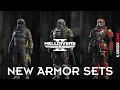 HELLDIVERS 2 Exo Experts Premium Warbond Armor Sets New Superstore Set