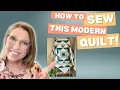 Make this beautiful easy Percussion quilt with me Free quilt tutorial