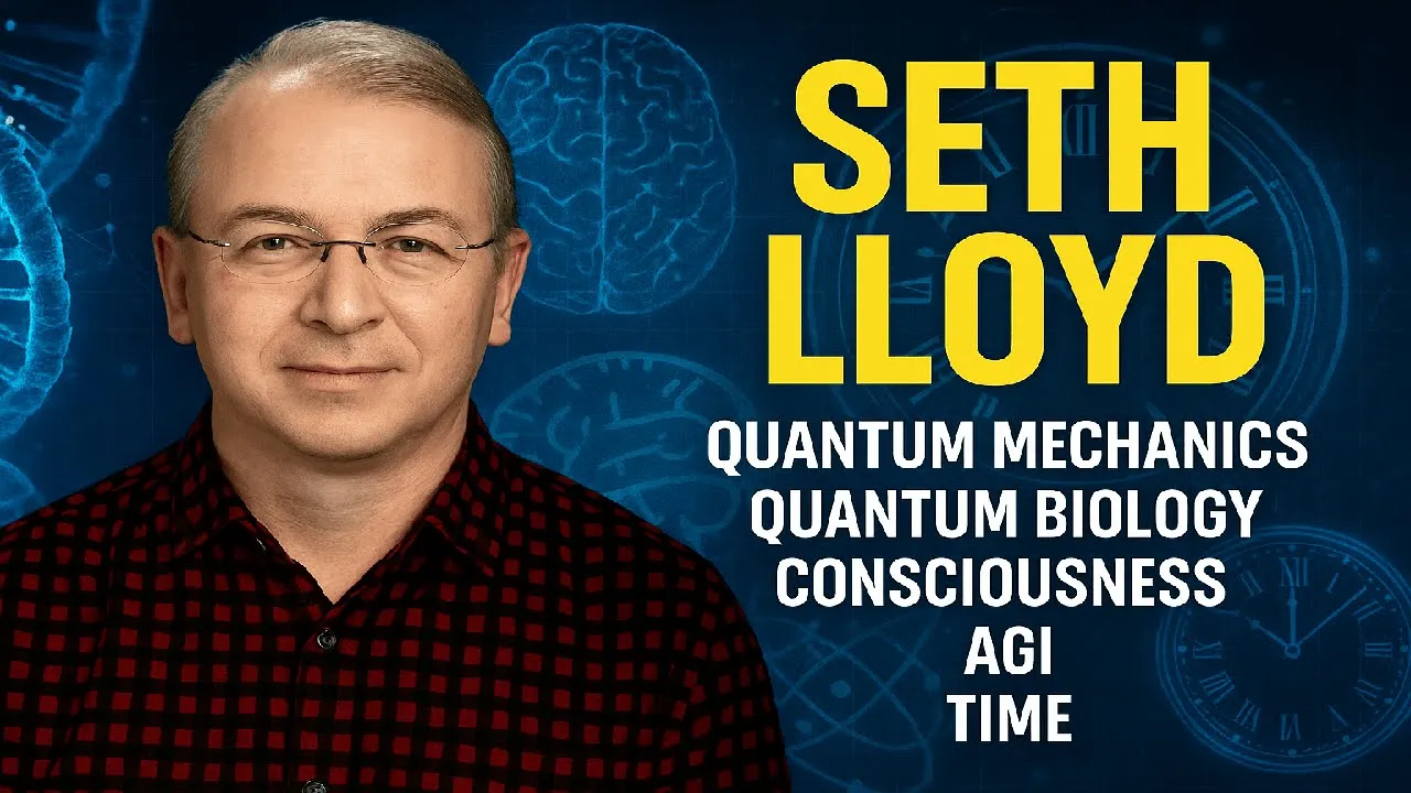 Seth Lloyd: Quantum Mechanics & Biology, Consciousness, AGI, Time | Hrvoje Kukina Podcast #46