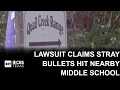 North Texas district sues gun range after stray bullets strike new middle school