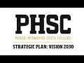 Vision 2030 PHSC s New Strategic Plan