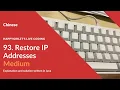 LeetCode 93 Restore IP Addresses Chinese Version