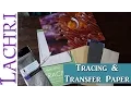 How to use tracing and transfer paper - acrylic painting tips w Lachri