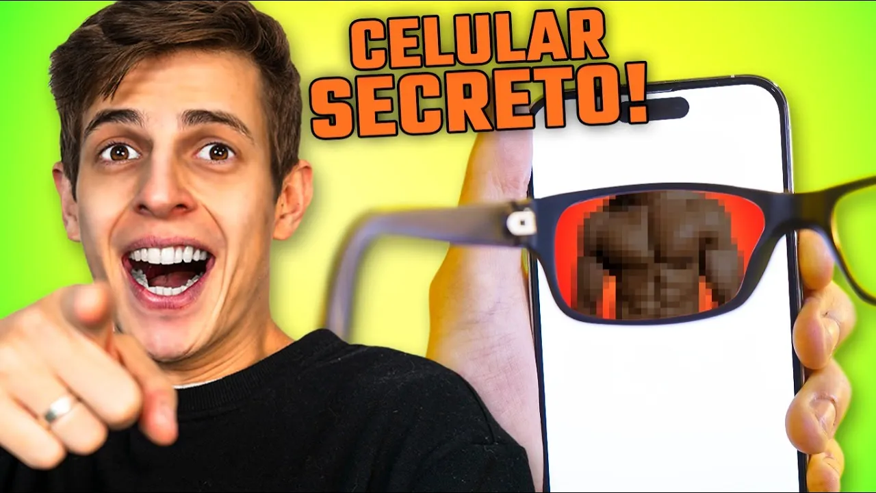 FIZ UM CELULAR SECRETO