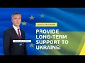 Download Lagu Jens Stoltenberg: Provide substantial long-term support to Ukraine!