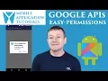 Kotlin on Android using EasyPermissions for GET - ACCOUNTS permission