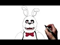 How To Draw Bonnie Step By Step FNAF