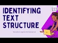 Text Structure Explained Middle School ELA Nonfiction Lesson Identify Author s Structure FAST