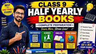 Class 9 Half-Yearly Exam Books | Mathematics, Science, English & Social Science | Question Papers