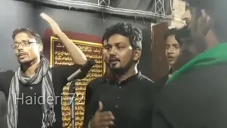 zindan mein zainab roti hai bhai ka pehla chehlum hai waiz sultanpuri bhanauli sadat