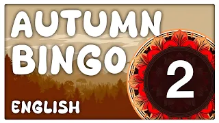 Autumn Themed 90-Ball Bingo Game - 2