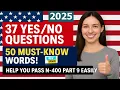 Download Lagu Master 37 Yes/No Questions \u0026 50 Most Asked Words (N400 Part 9) for US Citizenship Test 2025