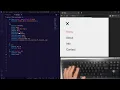 ASMR Programming - Simple Hamburger Menu