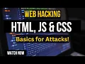 Programming for Penetration Testing HTML Javascript and CSS Basics Web Hacking Hindi
