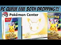 Pokemon Center Queue LIVE 30TH PRODUCT DROPPING