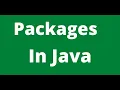 26 Java Packages Custom Packages in java Urdu 18-01-2021