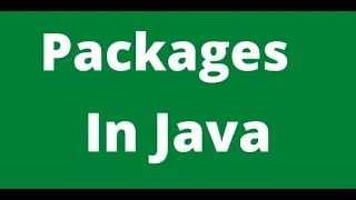 26 Java Packages Custom Packages in java Urdu 18-01-2021