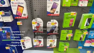 Checking out unlocked and prepaid phones in Walmart these phones are useful