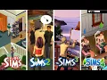 Sims 1 vs Sims 2 vs Sims 3 vs Sims 4 - CUT CONTENT