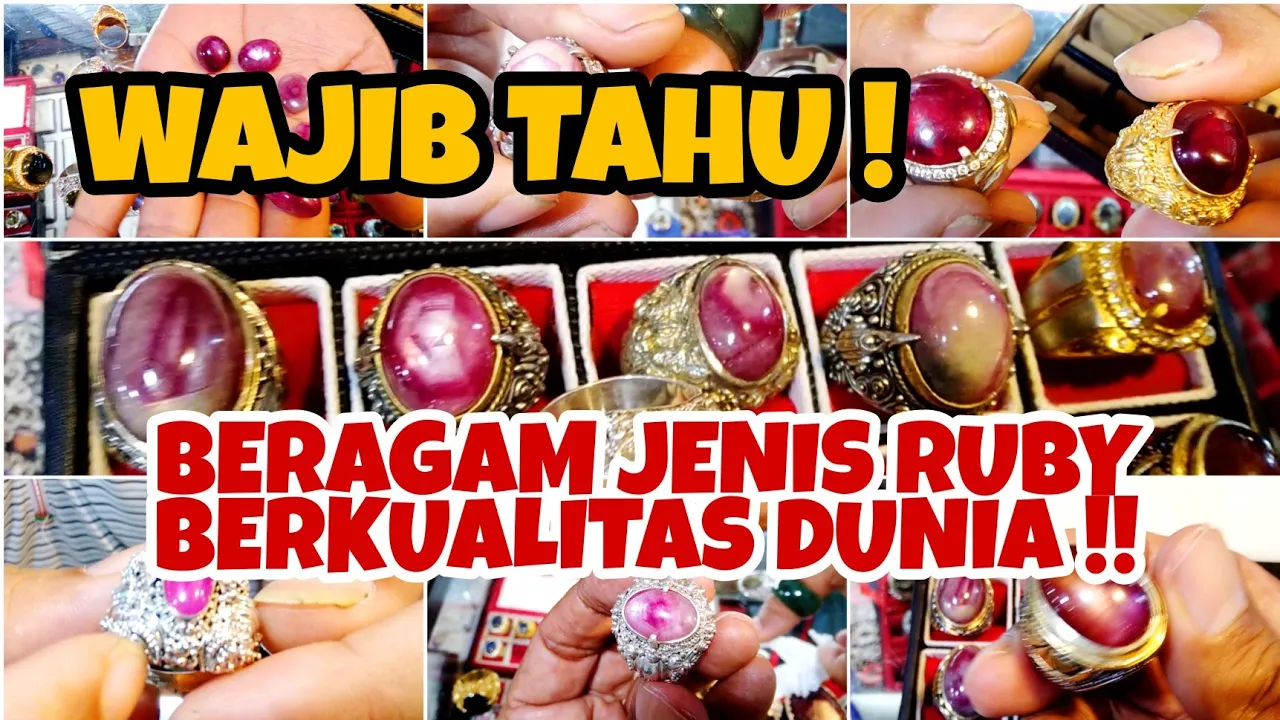 Permata Ruby asli | manfaat dan khasiatnya