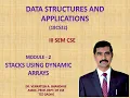 18 - Stacks using dynamic arrays