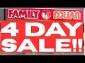 75 FOR 2 GO TODAY FAMILY DOLLAR 4 DAY SALE DEALS