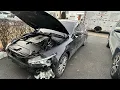 2014 Infiniti Q50 Steering Hard to Turn Brake Light Stays On