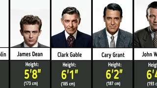 Height Comparison Of Classic Hollywood Actors