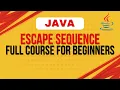 Core Java Chapter 1 Escape Sequence English