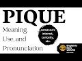PIQUE SOMEONE S INTEREST CURIOSITY MEANING AND USE