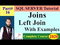 SQL Server Complete Course 16 - SQL Joins